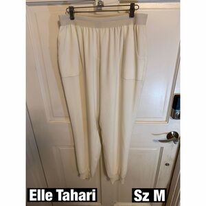 Elle Tahari Ivory Brenna Pant Sz M